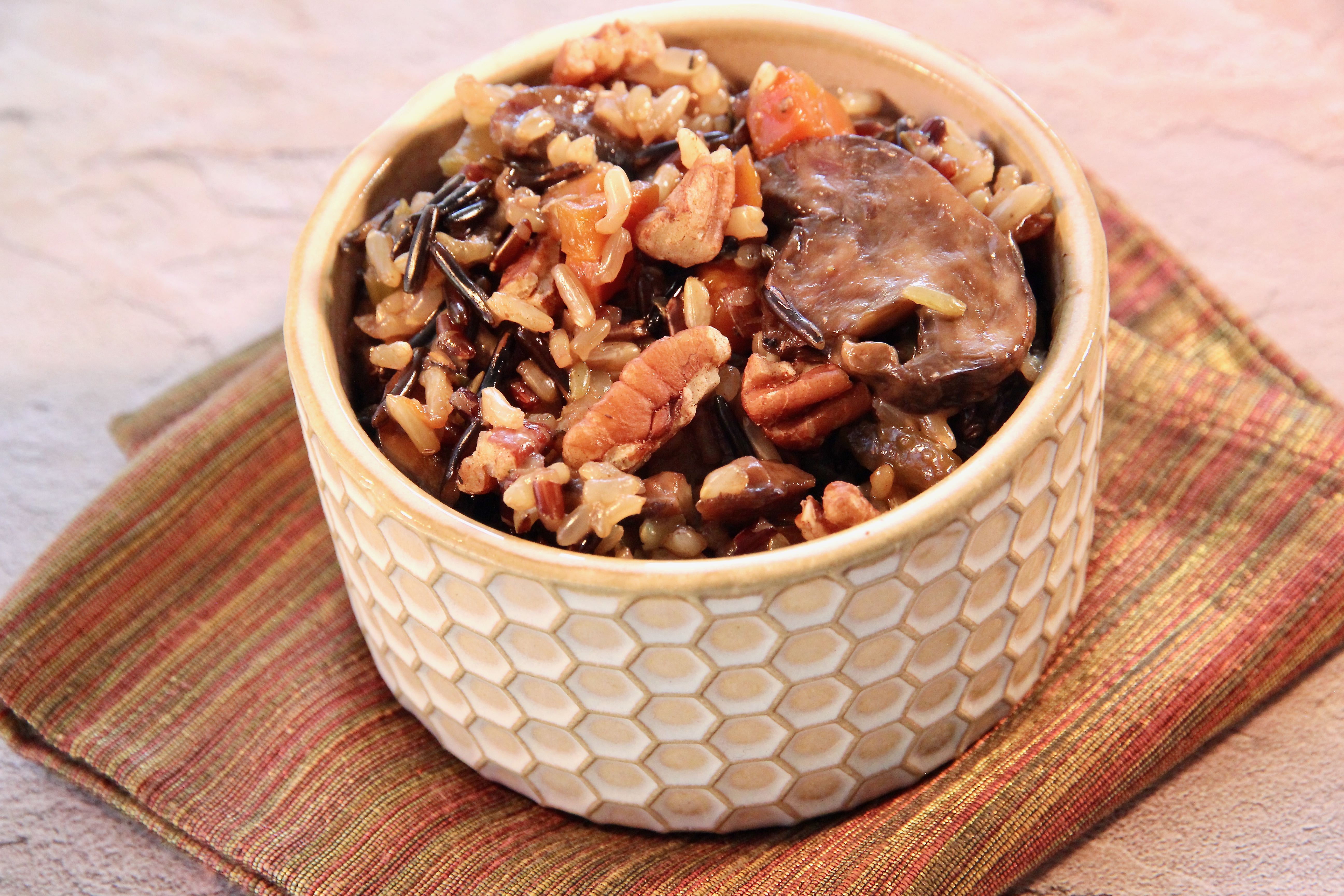 Instant Pot® Wild Rice with Mushrooms