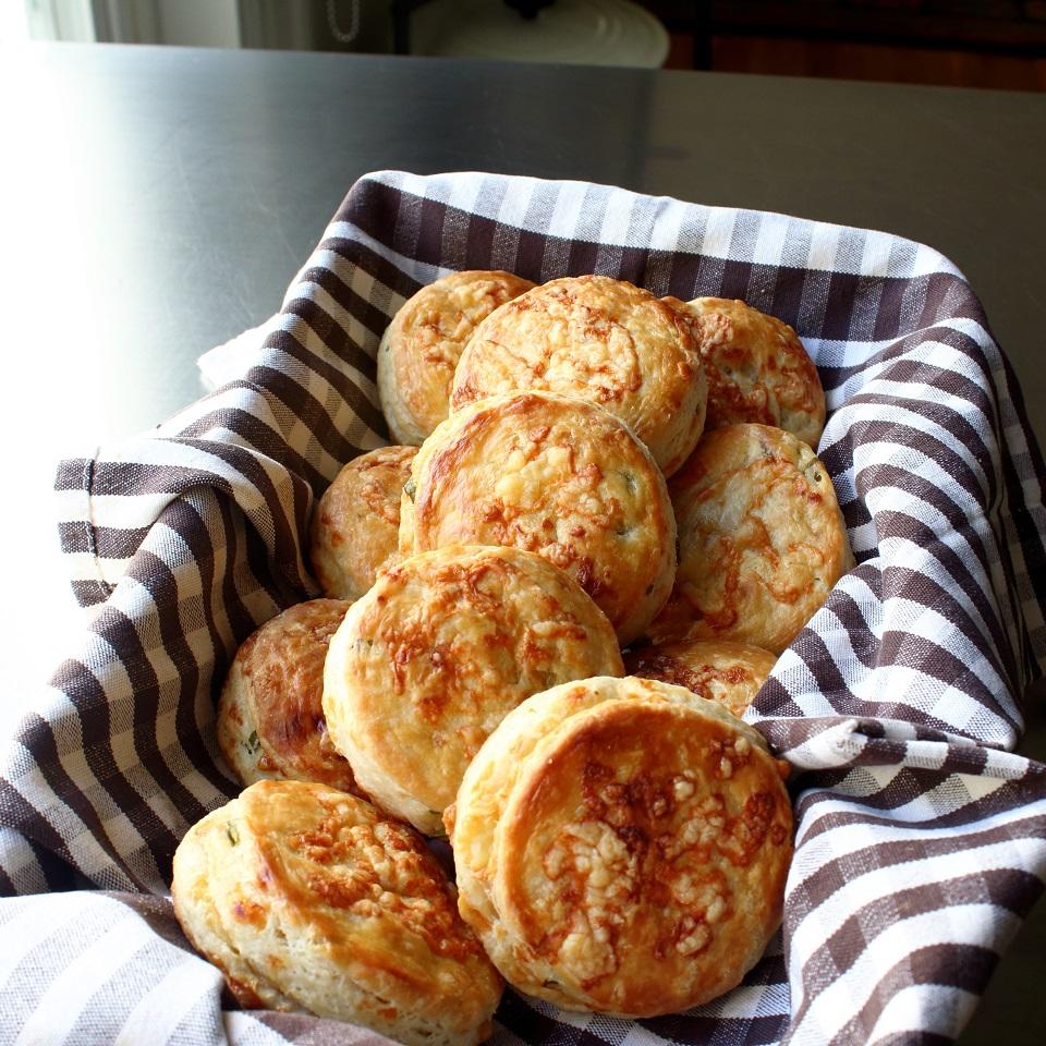 Irish Cheddar Spring Onion Biscuits