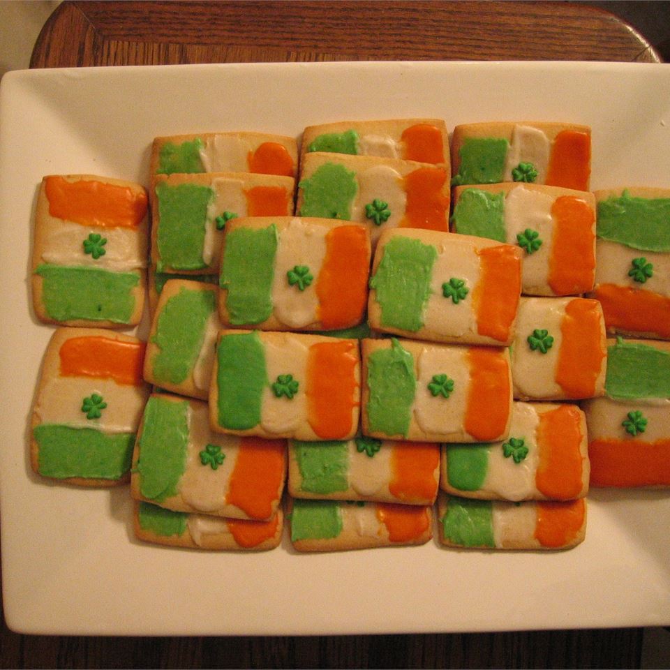Irish Flag Cookies