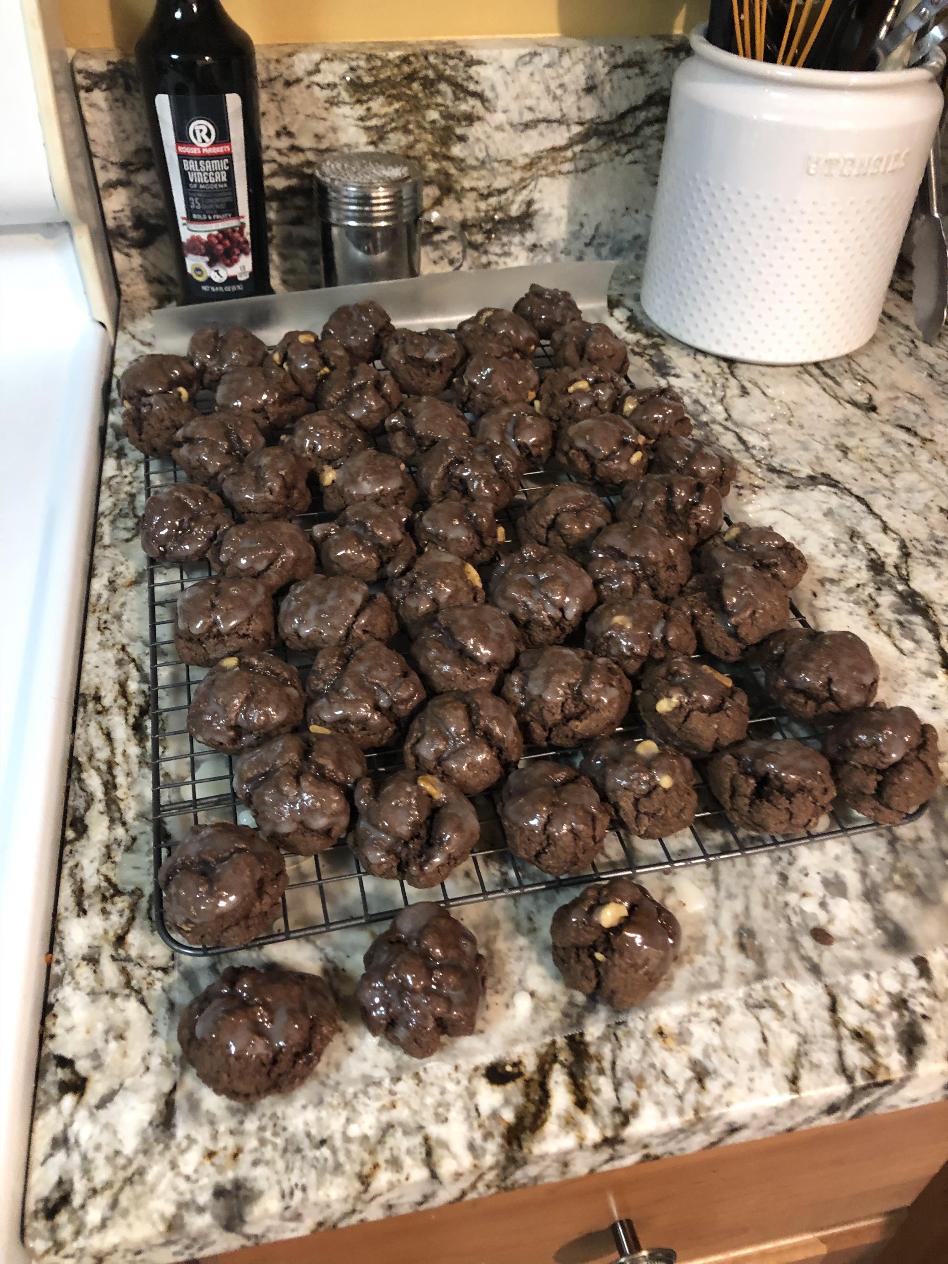 Italian Frosted Chocolate Cookies