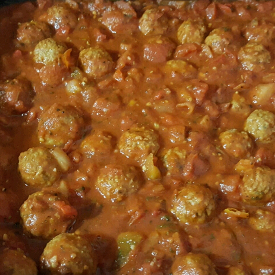 Italian Meatballs and Peppers by PAM®