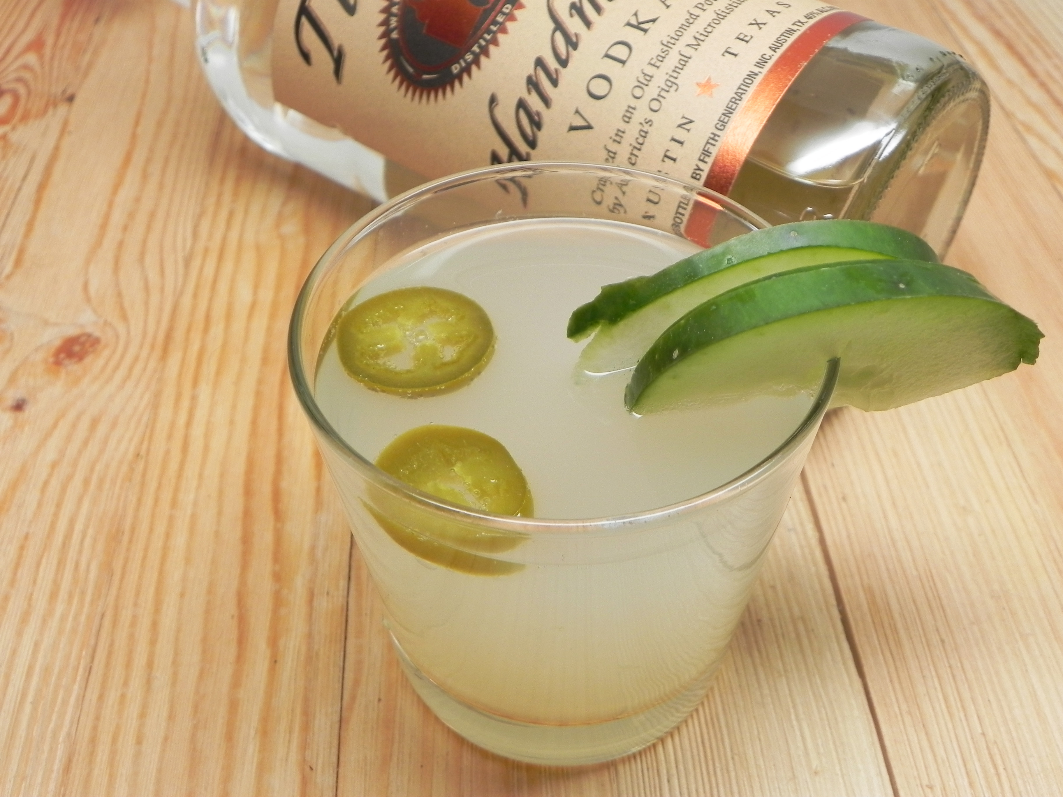 Jalapeno and Cucumber Cocktail