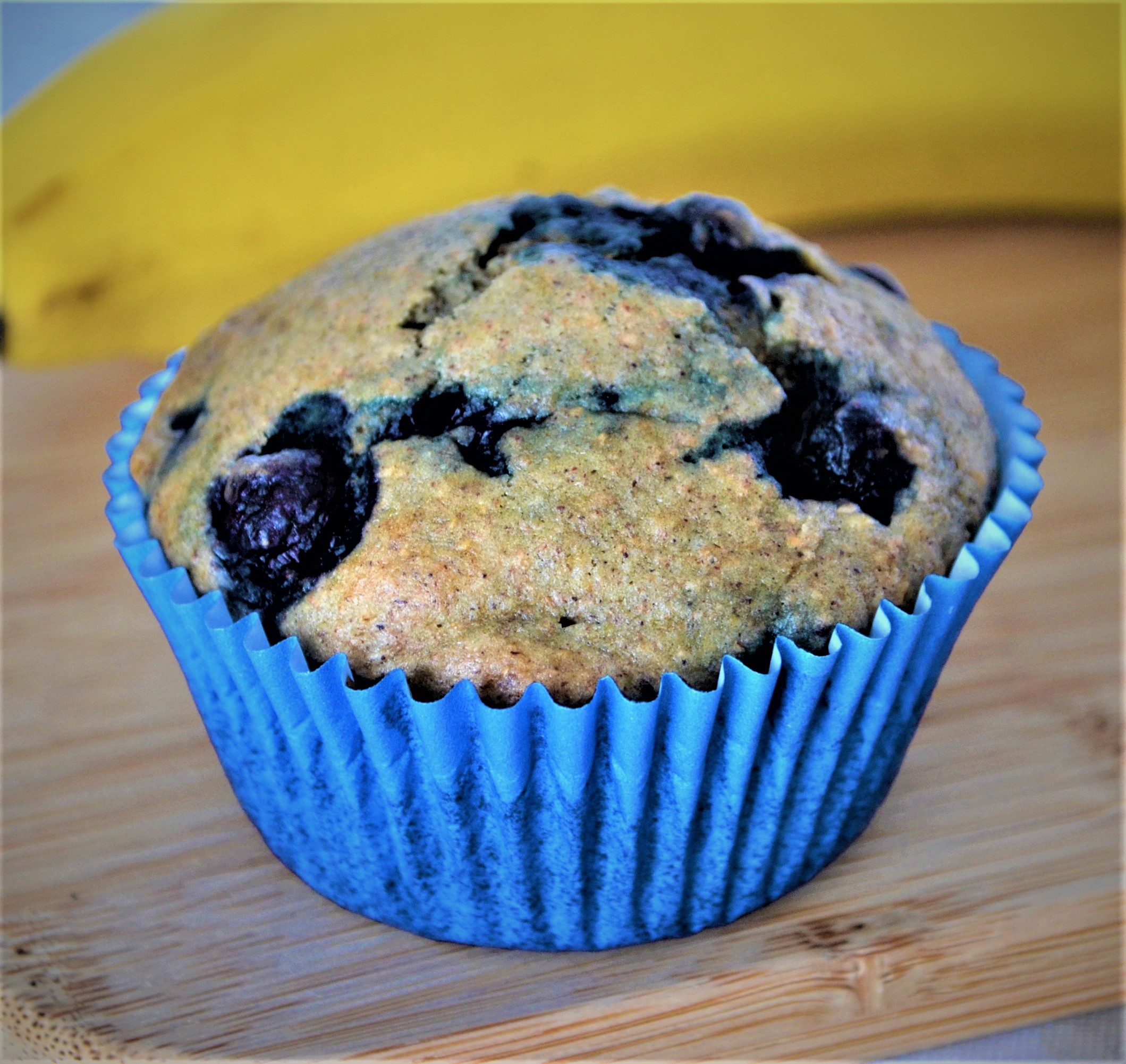 Lactose-Free Banana and Blueberry Muffins