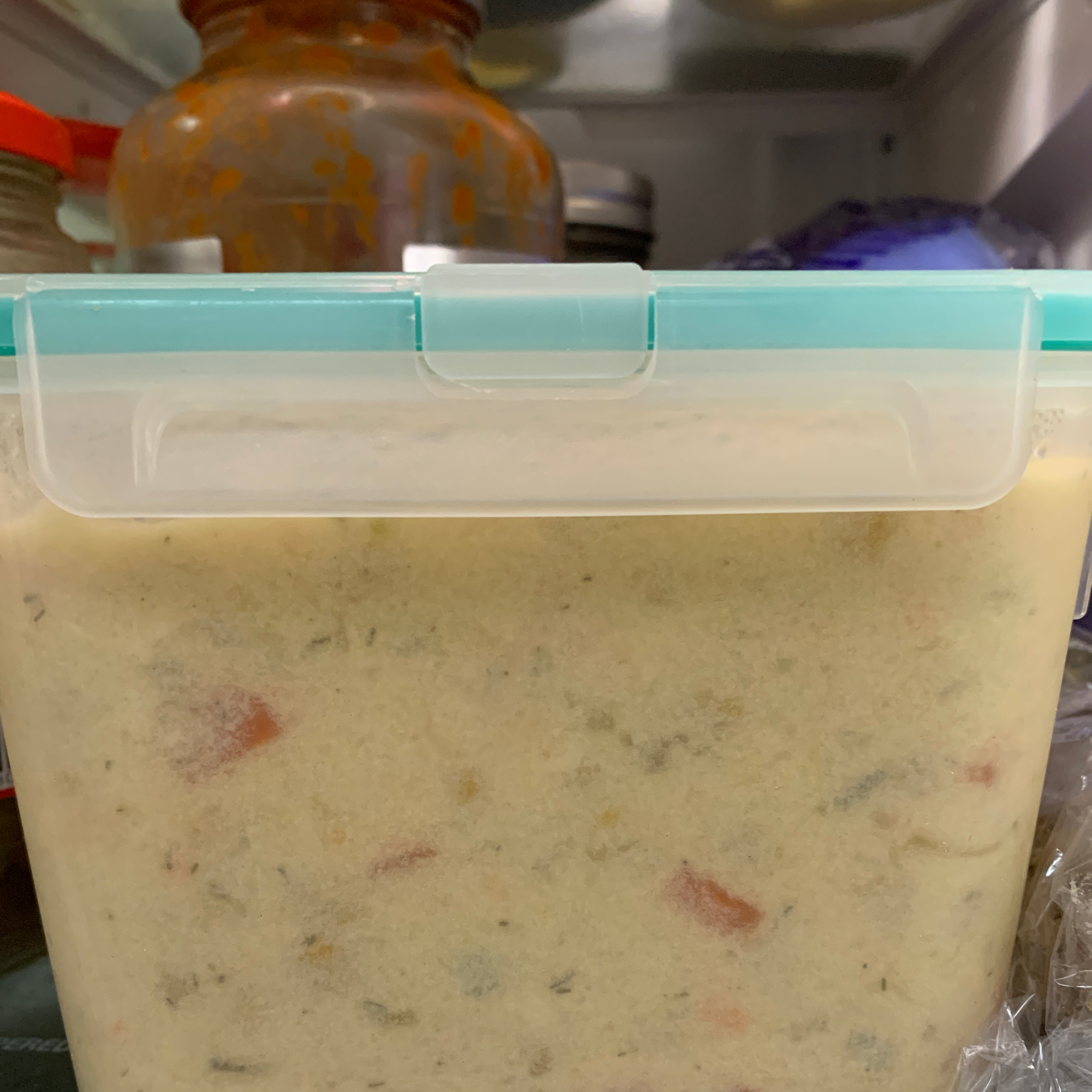 Leftover Grilled Salmon Chowder