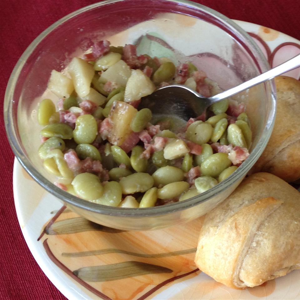 Leftover Ham and Lima Bean Soup