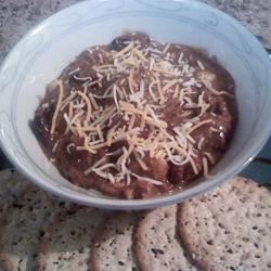 Leftover Turkey Chili in the Slow Cooker