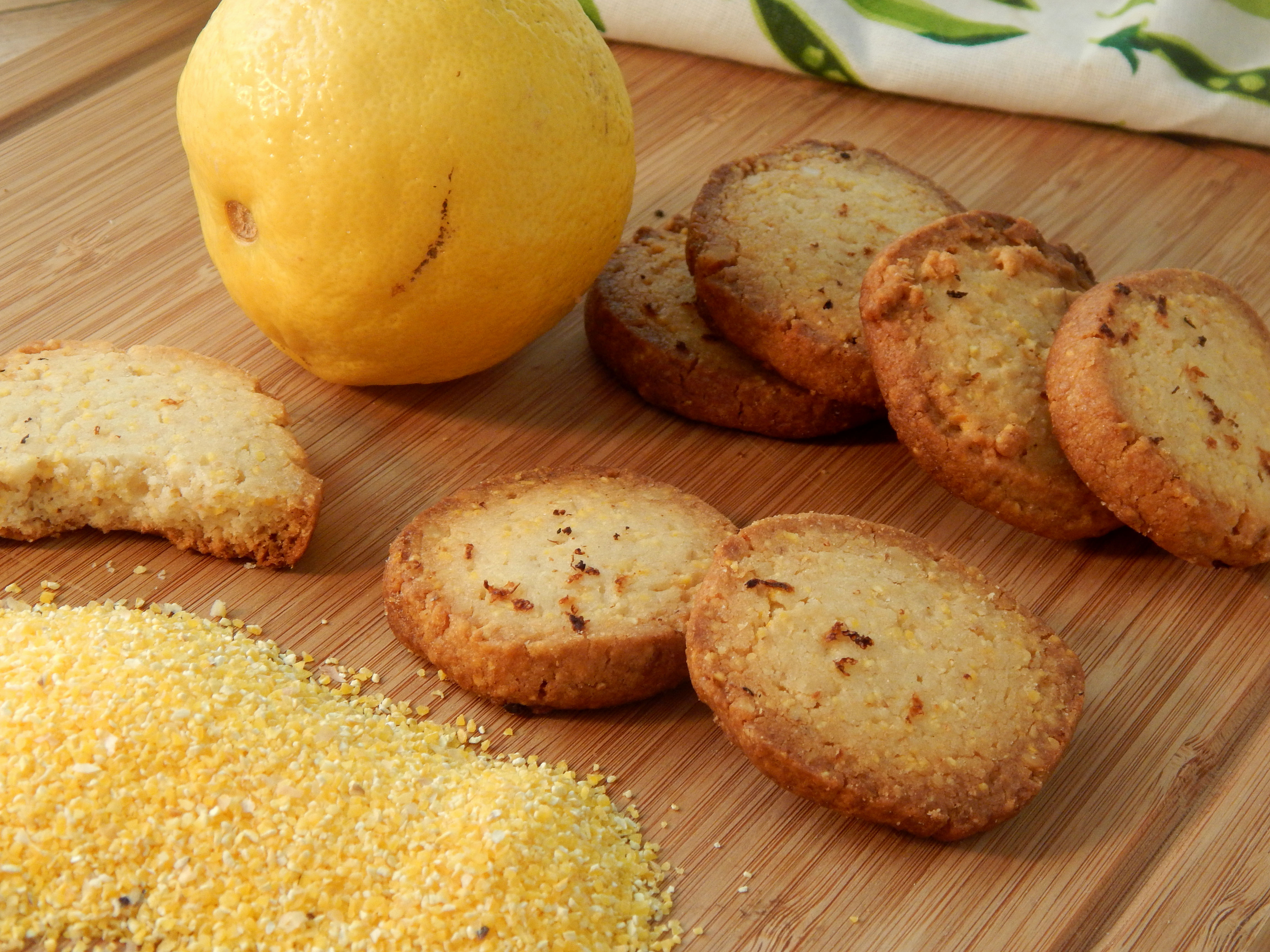 Lemon Polenta Biscuits