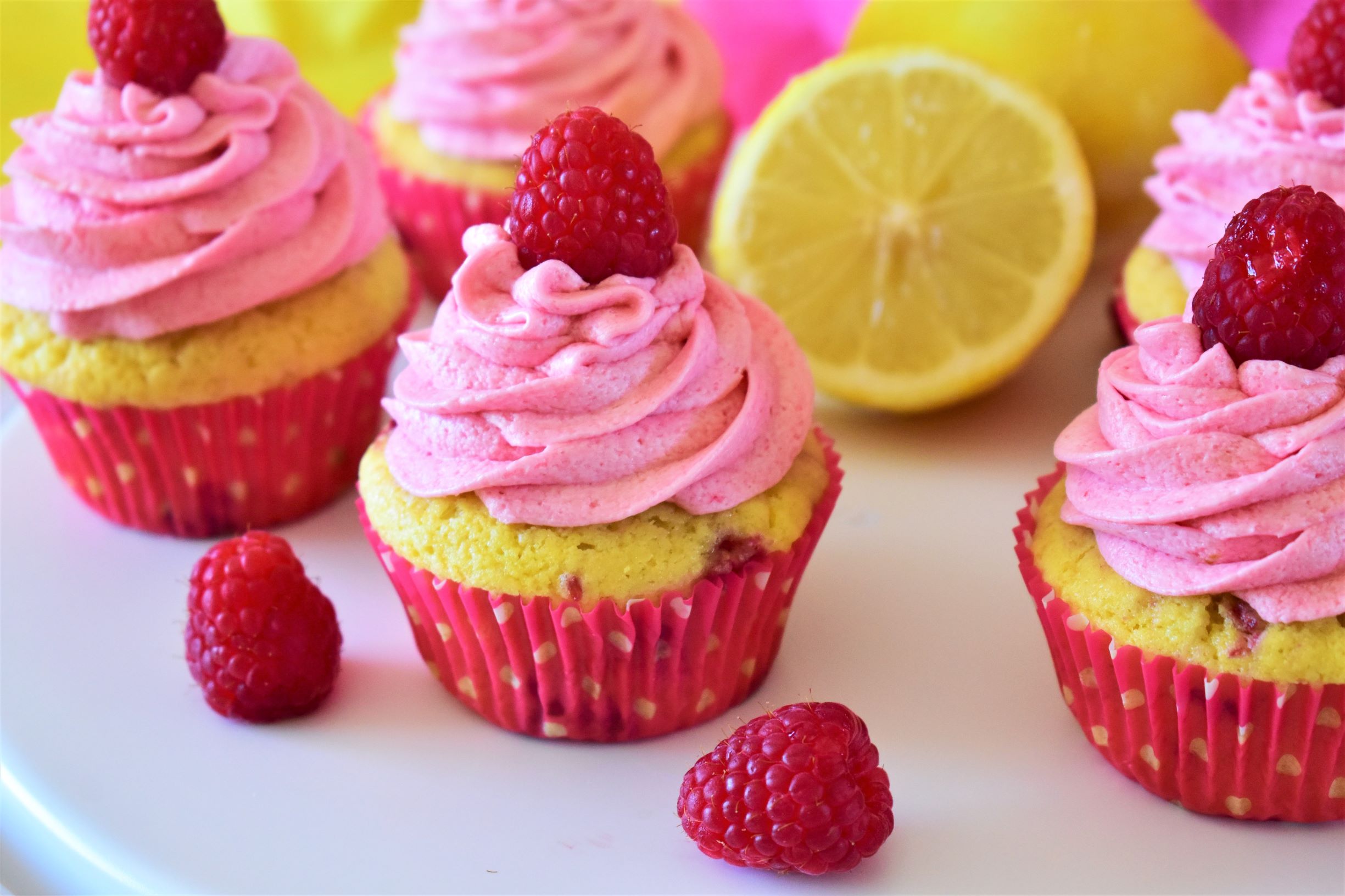 Lemon-Raspberry Cupcakes