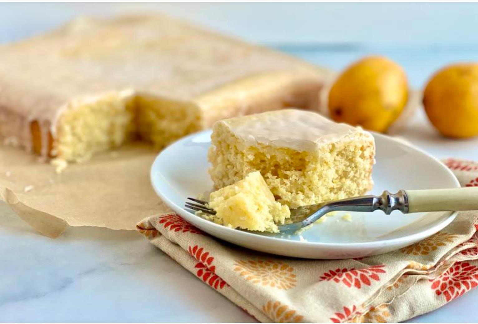 Lemon Velvet Sheet Cake