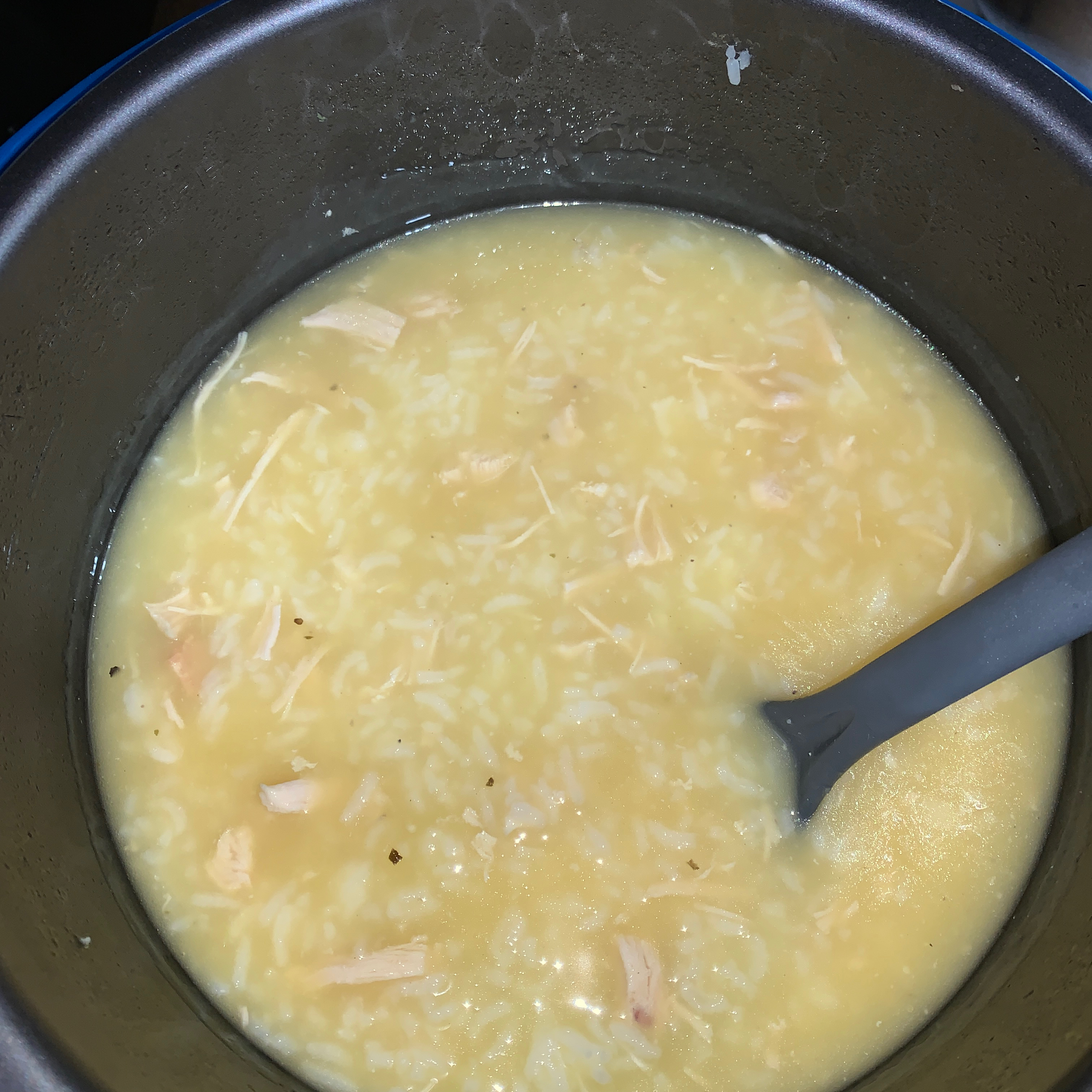 Lemony Cream of Chicken Soup
