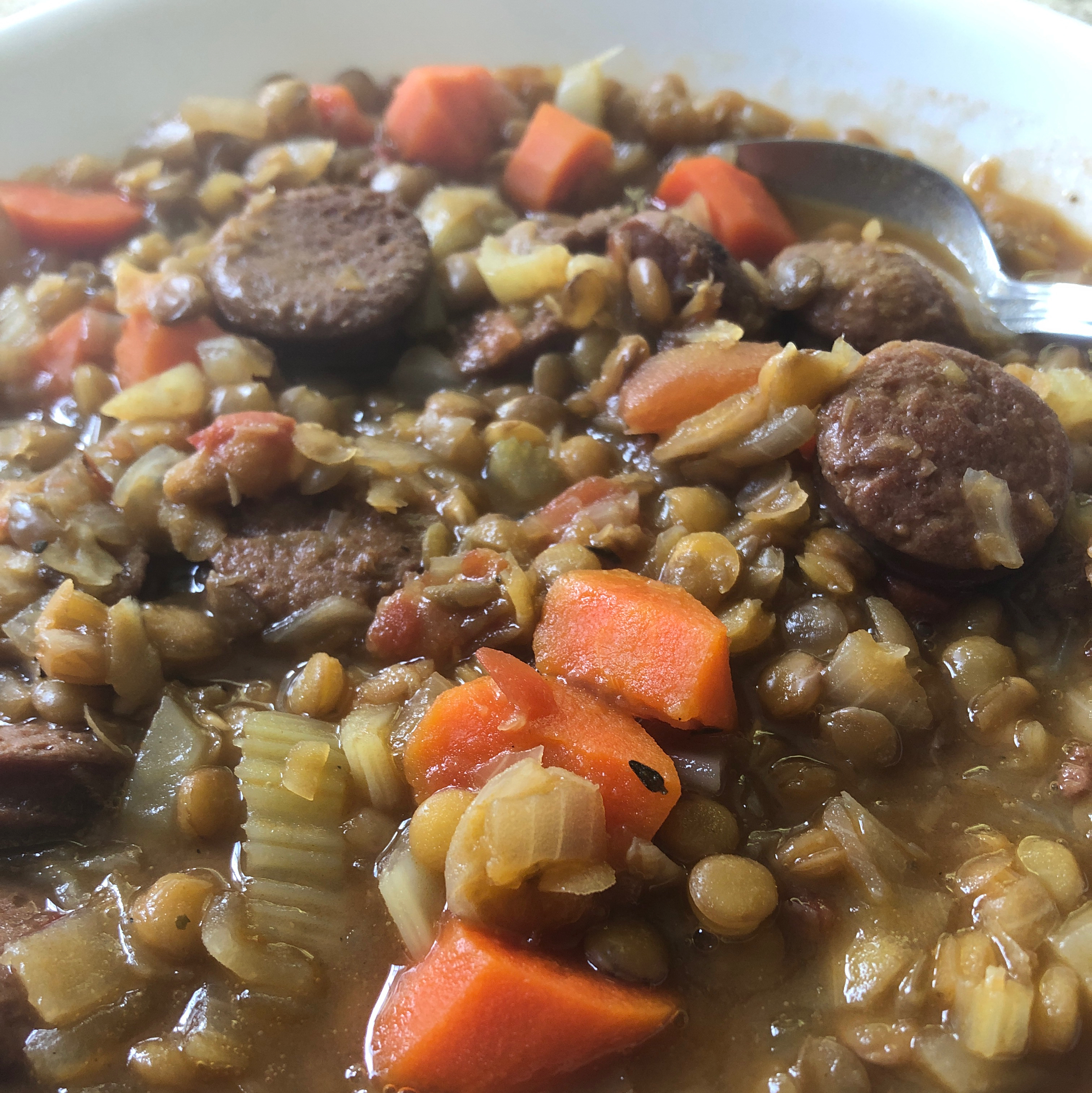 Lentil and Smoked Sausage Soup