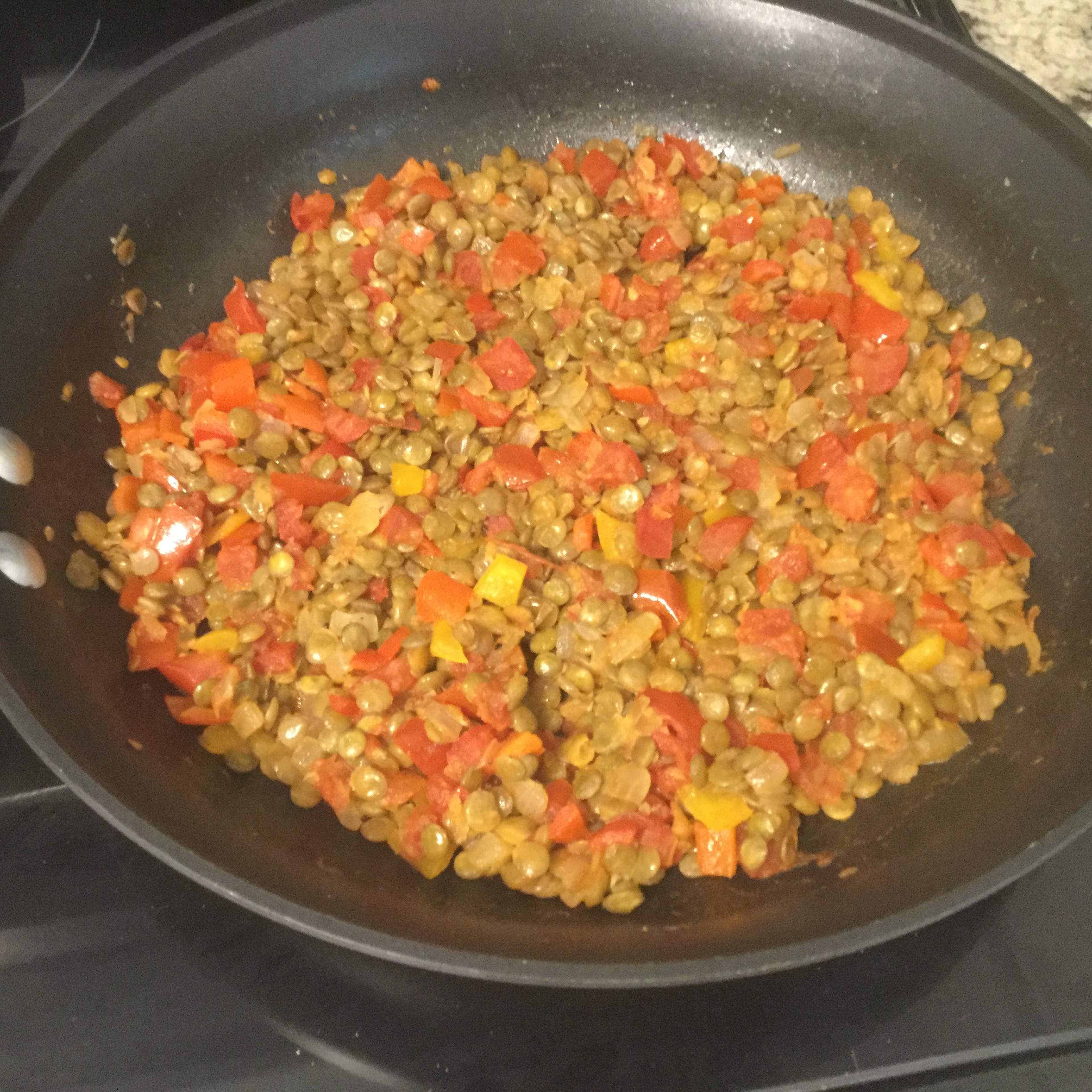 Lentils with Tomatoes