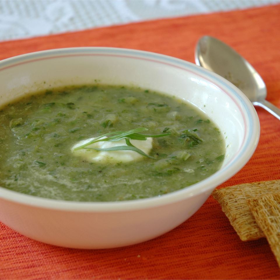 Lettuce and Tarragon Soup