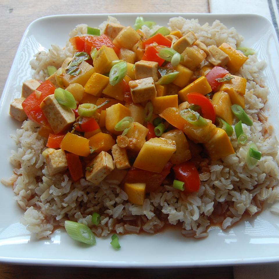 Lime-Curry Tofu Stir-Fry