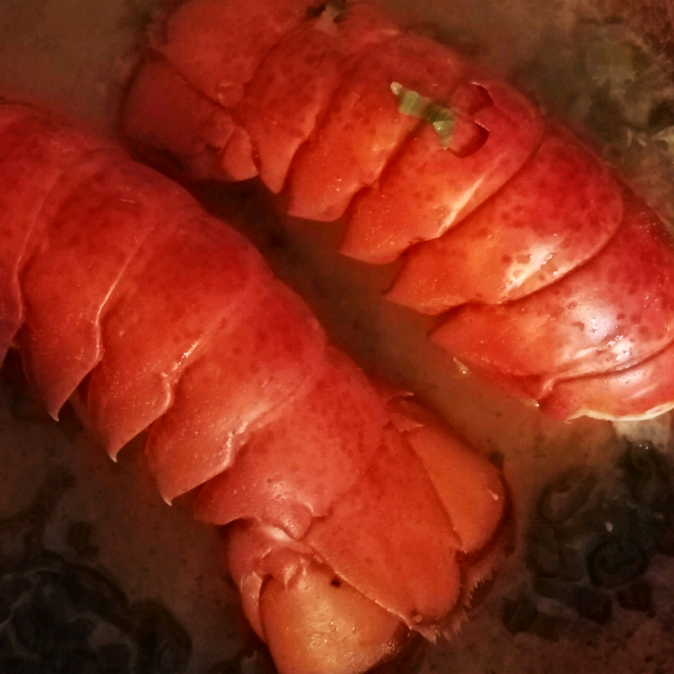 Lobster Tails in Champagne