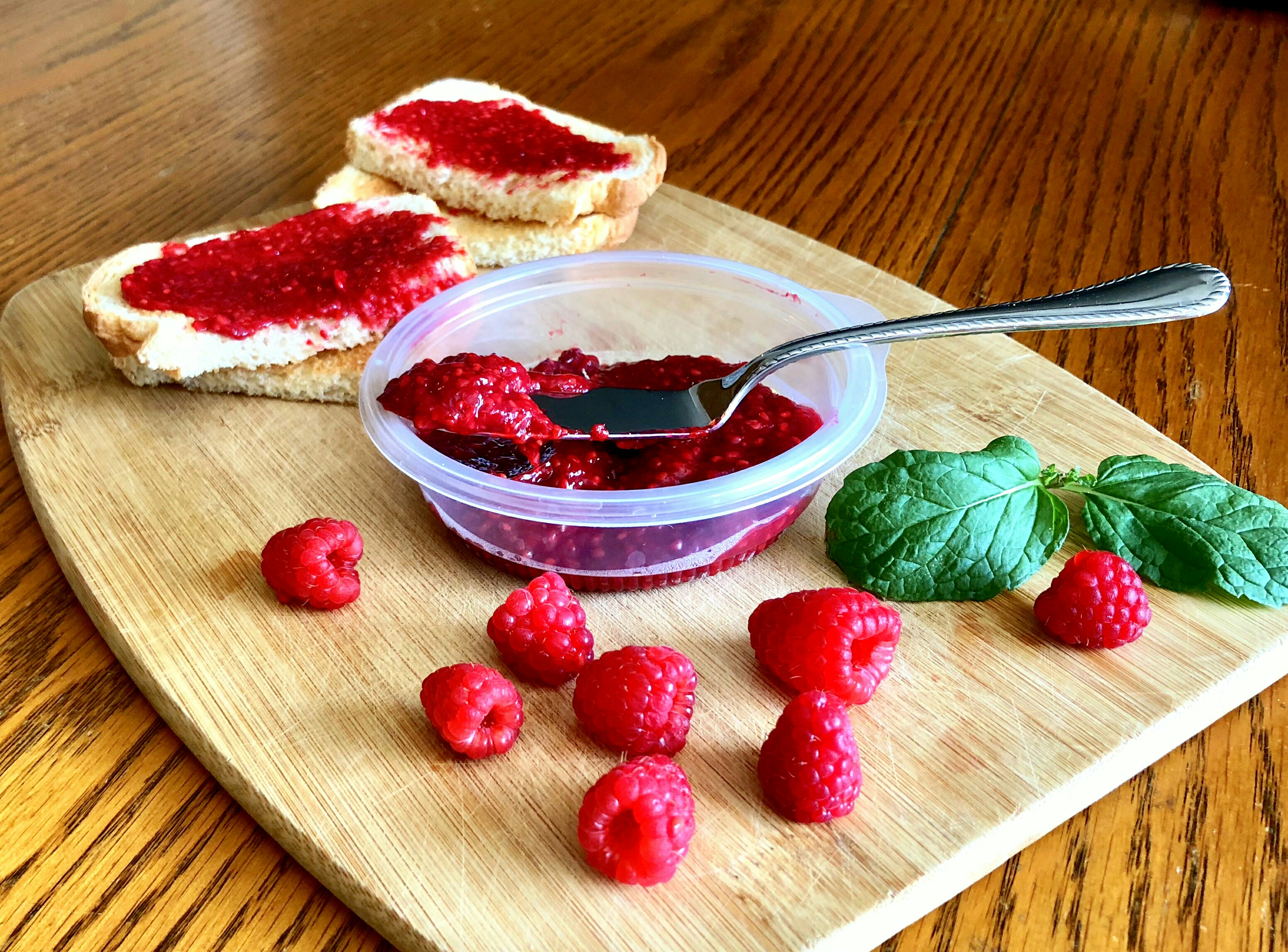 Low-Sugar Raspberry Jam