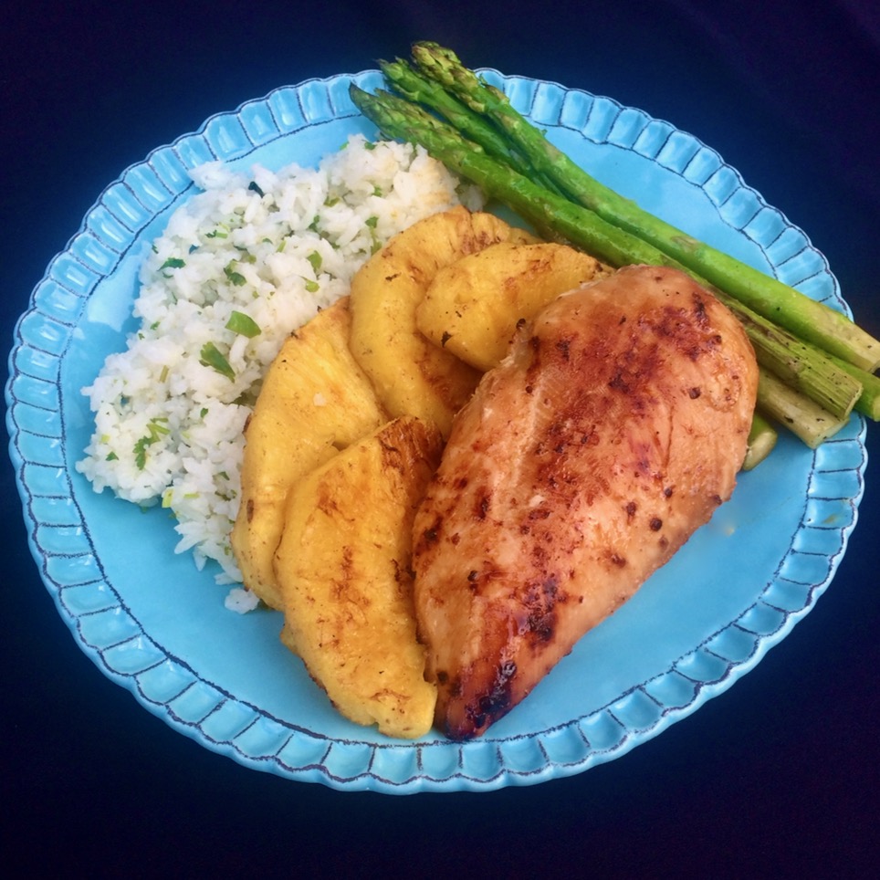 Luau Grilled Chicken and Pineapple