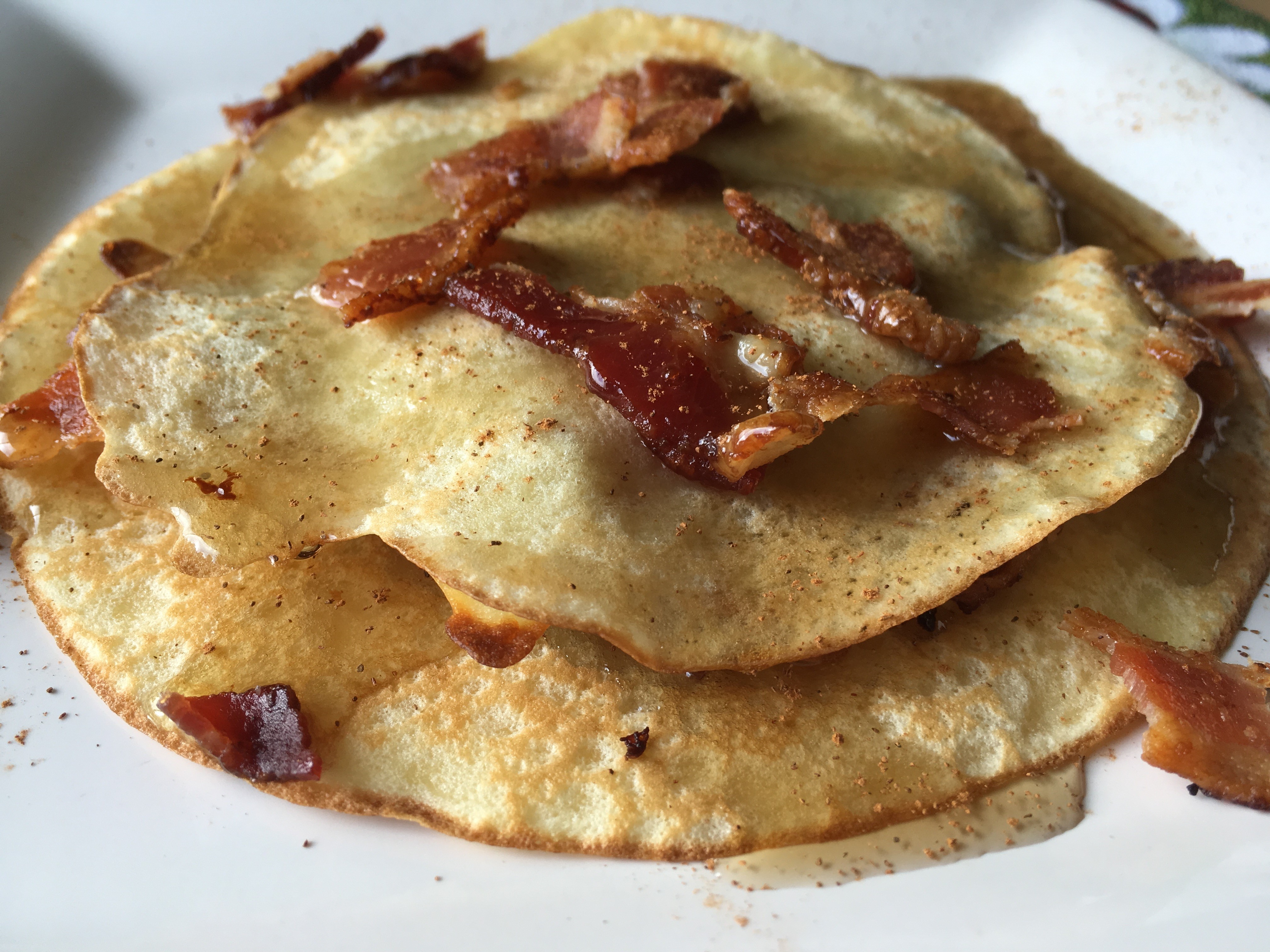 Maple Bacon Crepe Stack