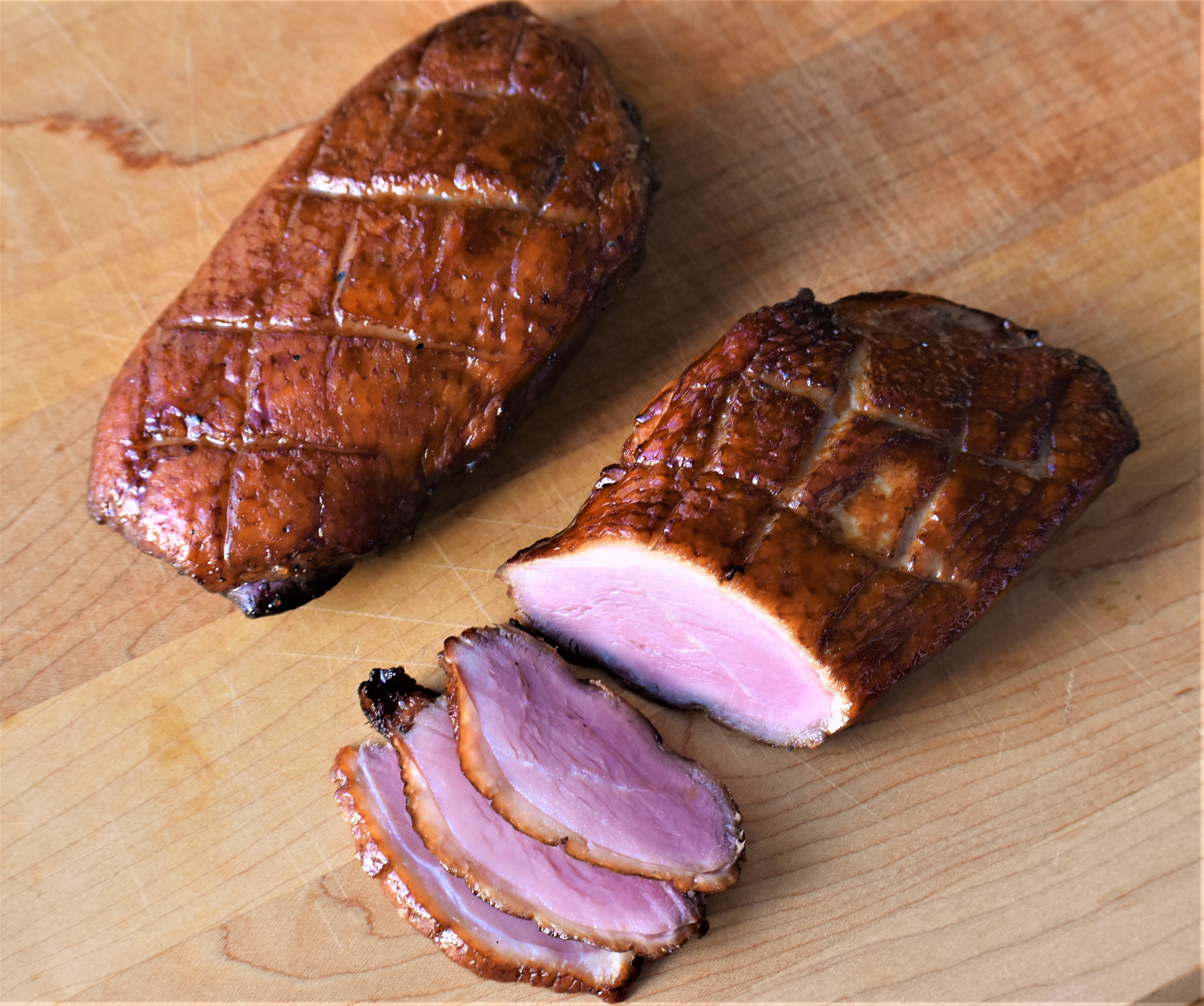 Maple-Smoked Duck Breasts
