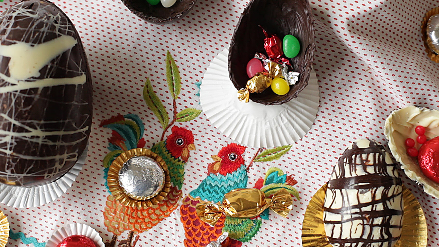 Marbled Chocolate Eggs