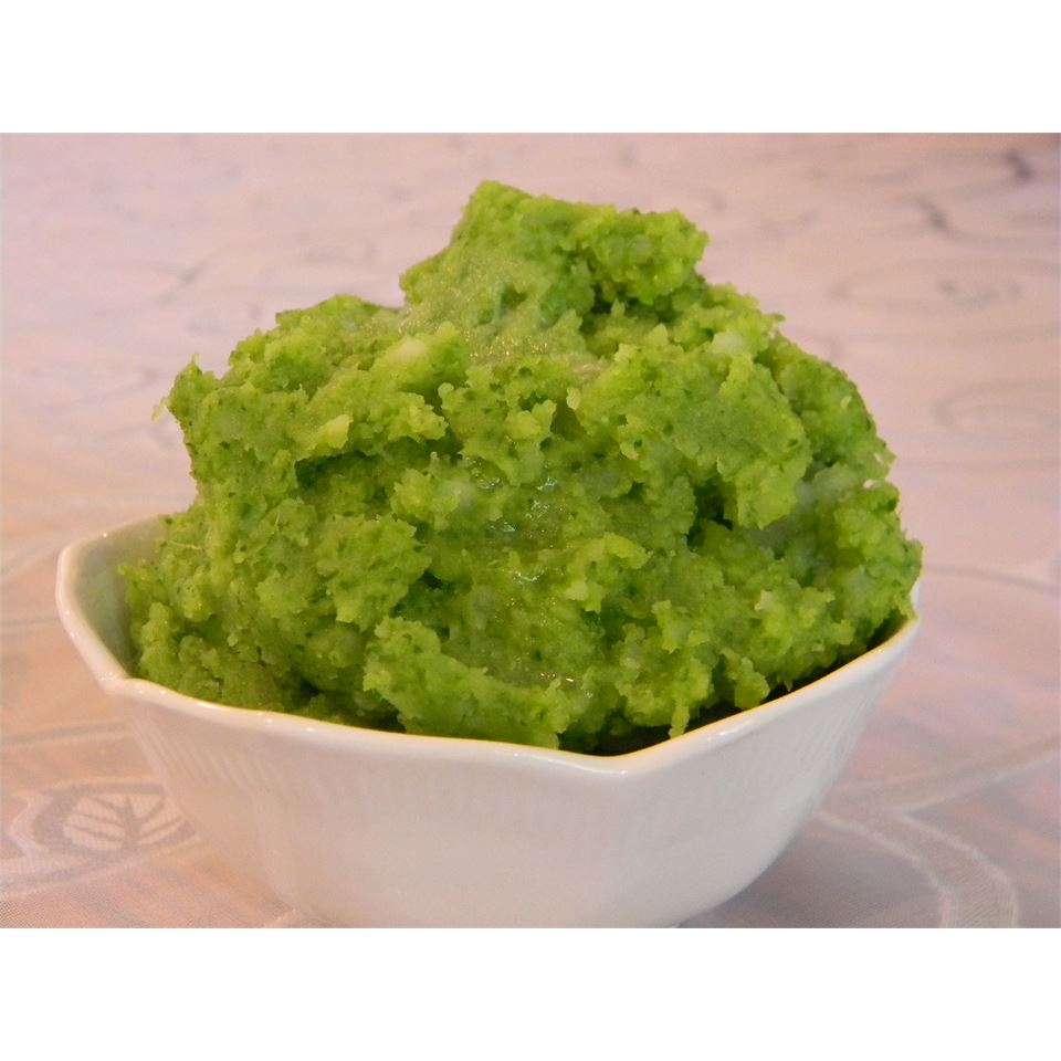 Mashed Potatoes with Spinach Pesto