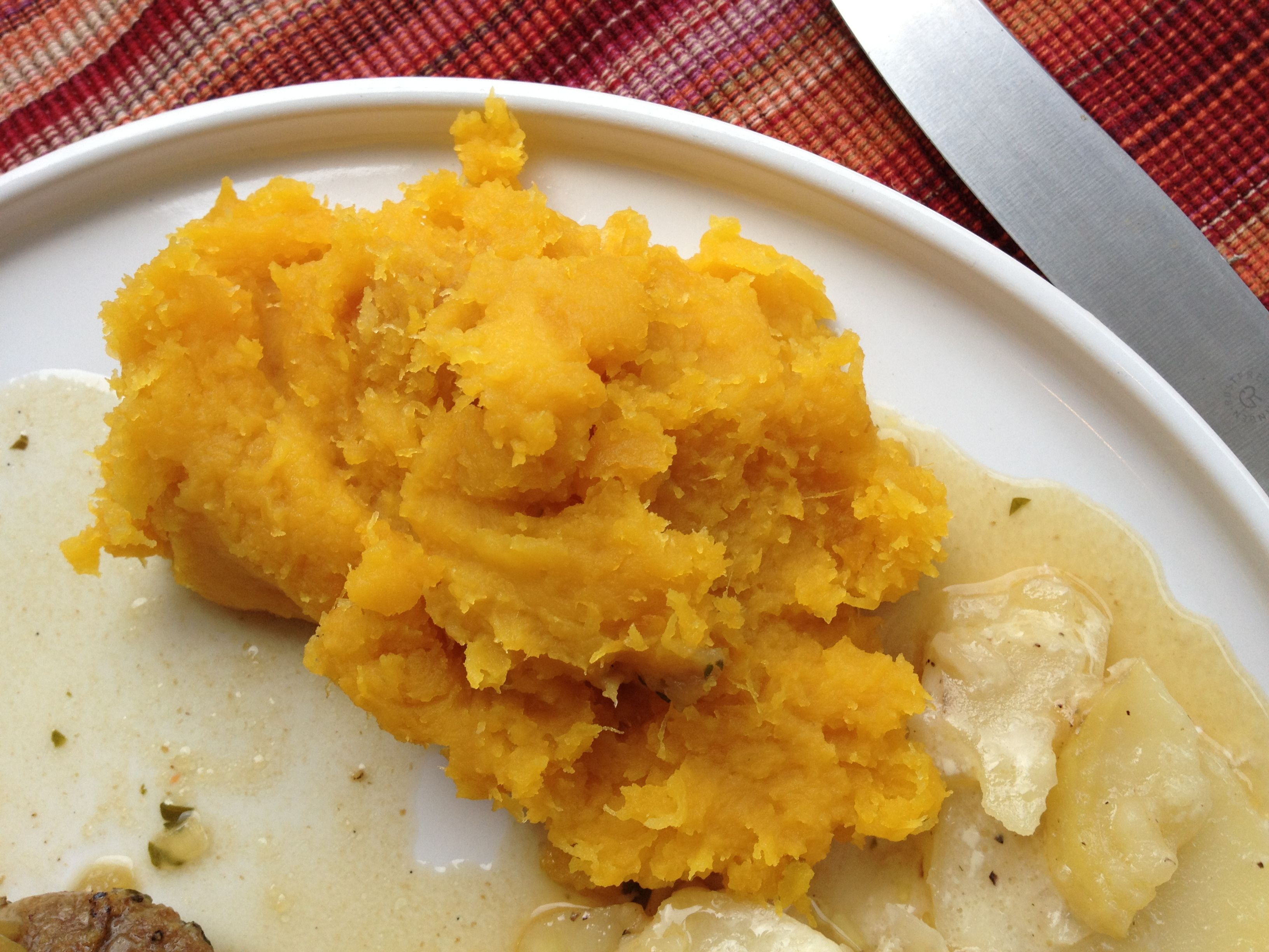 Mashed Pumpkin with Bay Leaves