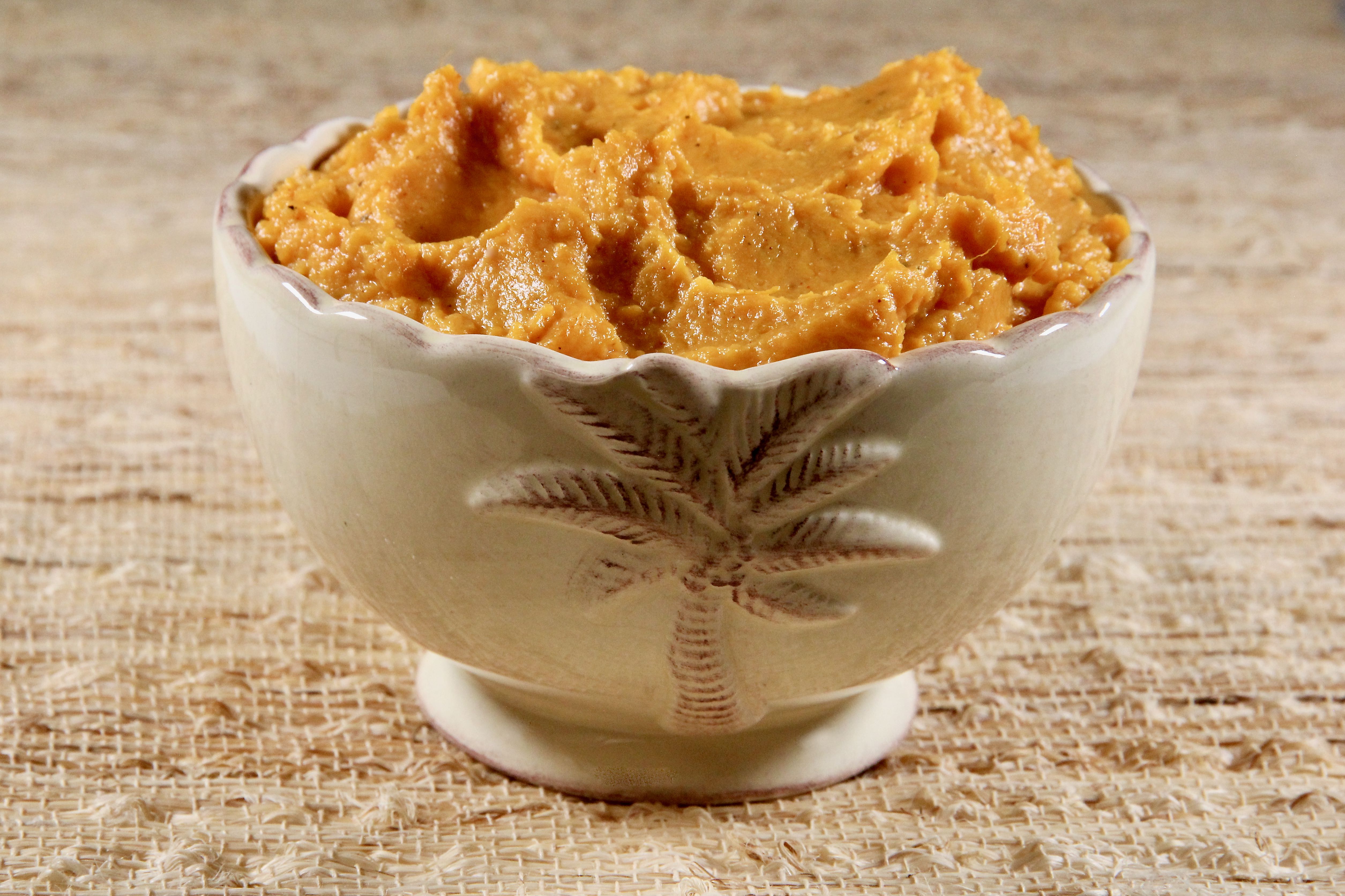 Mashed Sweet Potatoes with Goat Cheese