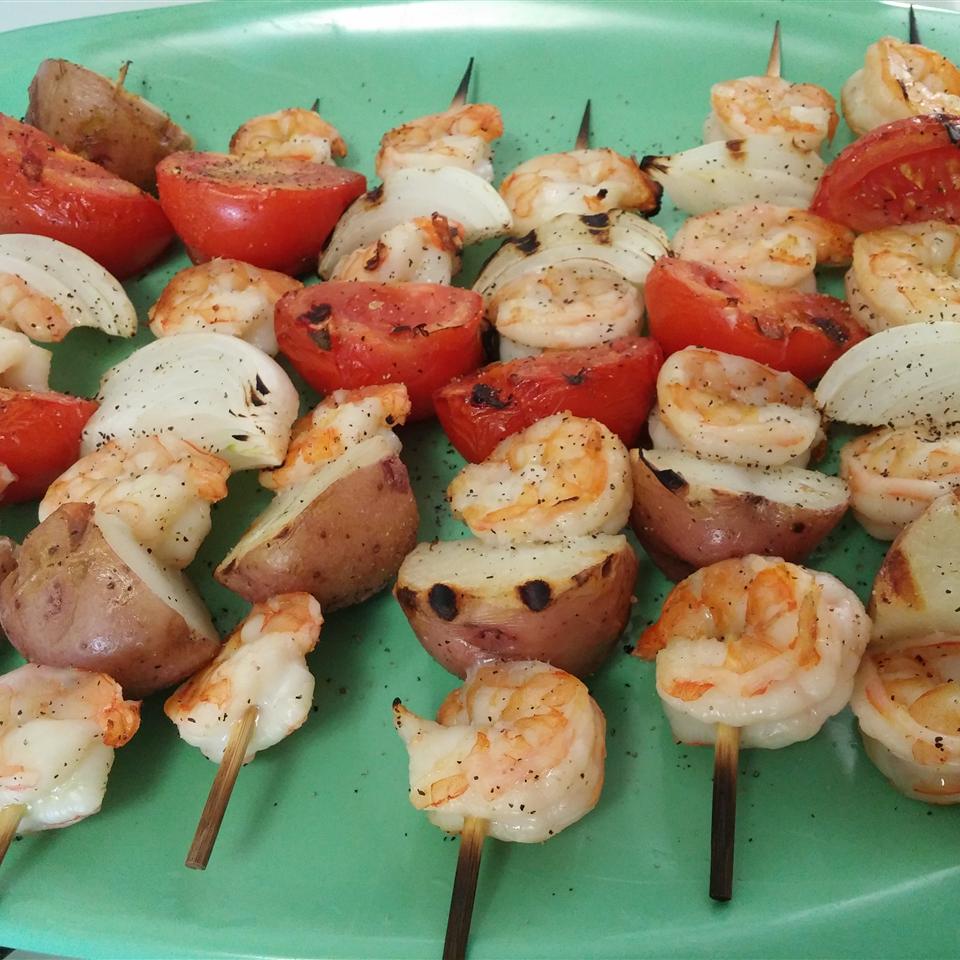 Meal on a Stick - Shrimp Kabobs