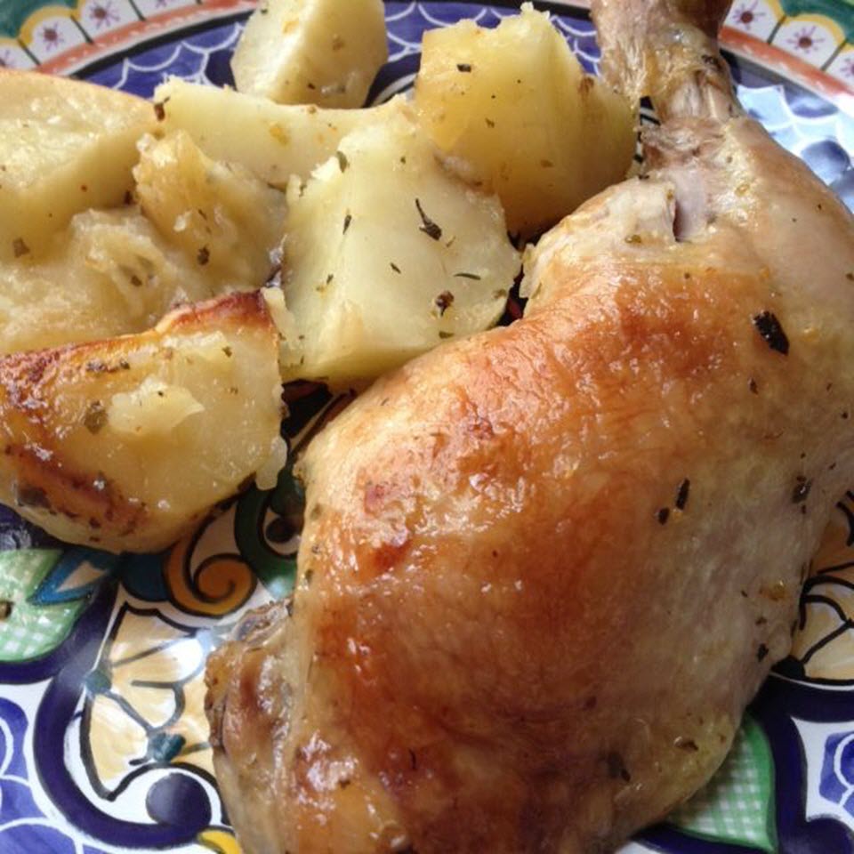 Mediterranean Roast Chicken