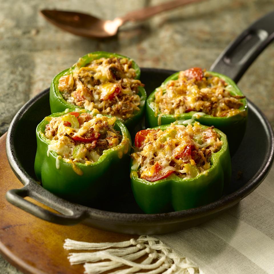 Mexican Chicken-Stuffed Peppers