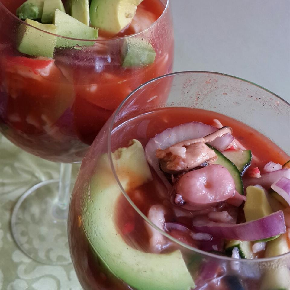 Mexican-Inspired Seafood Gazpacho