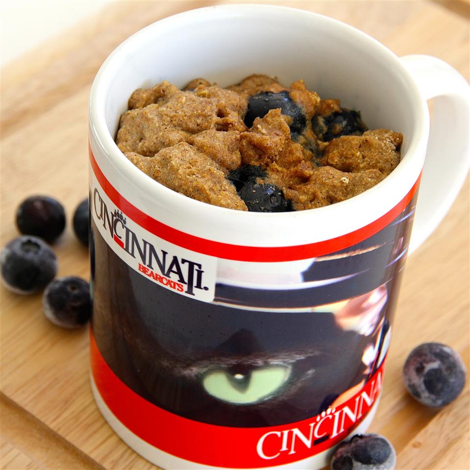Microwave Blueberry Muffin in a Mug