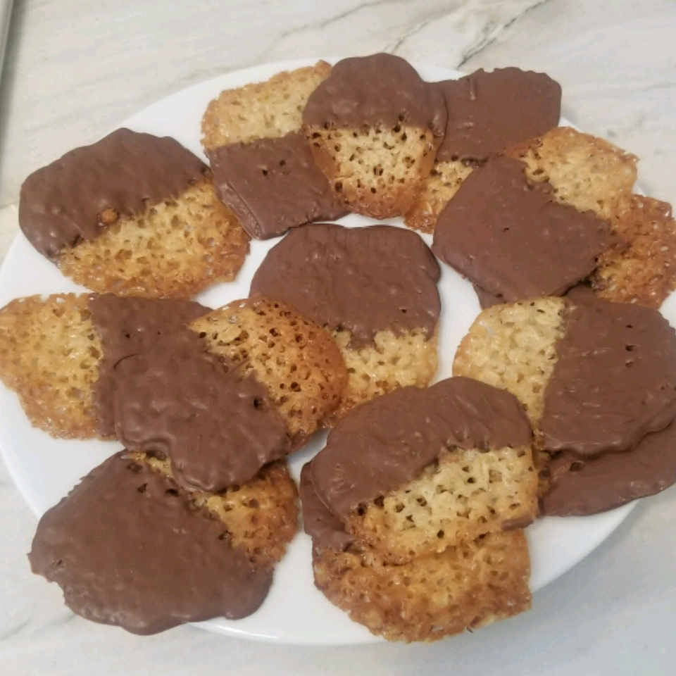 Milk Chocolate Florentine Cookies