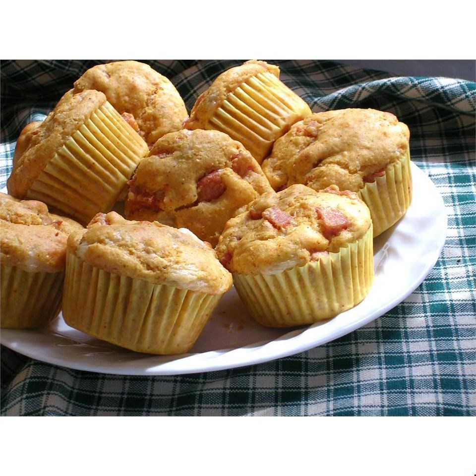 Mini Southwestern Corn Pup Muffins with Fiesta Dipping Sauce