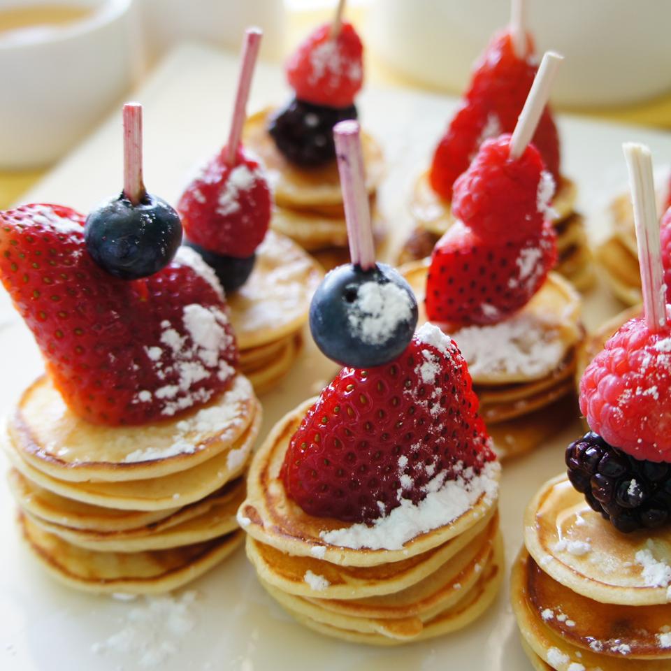 Mini Very Berry Pancake Skewers