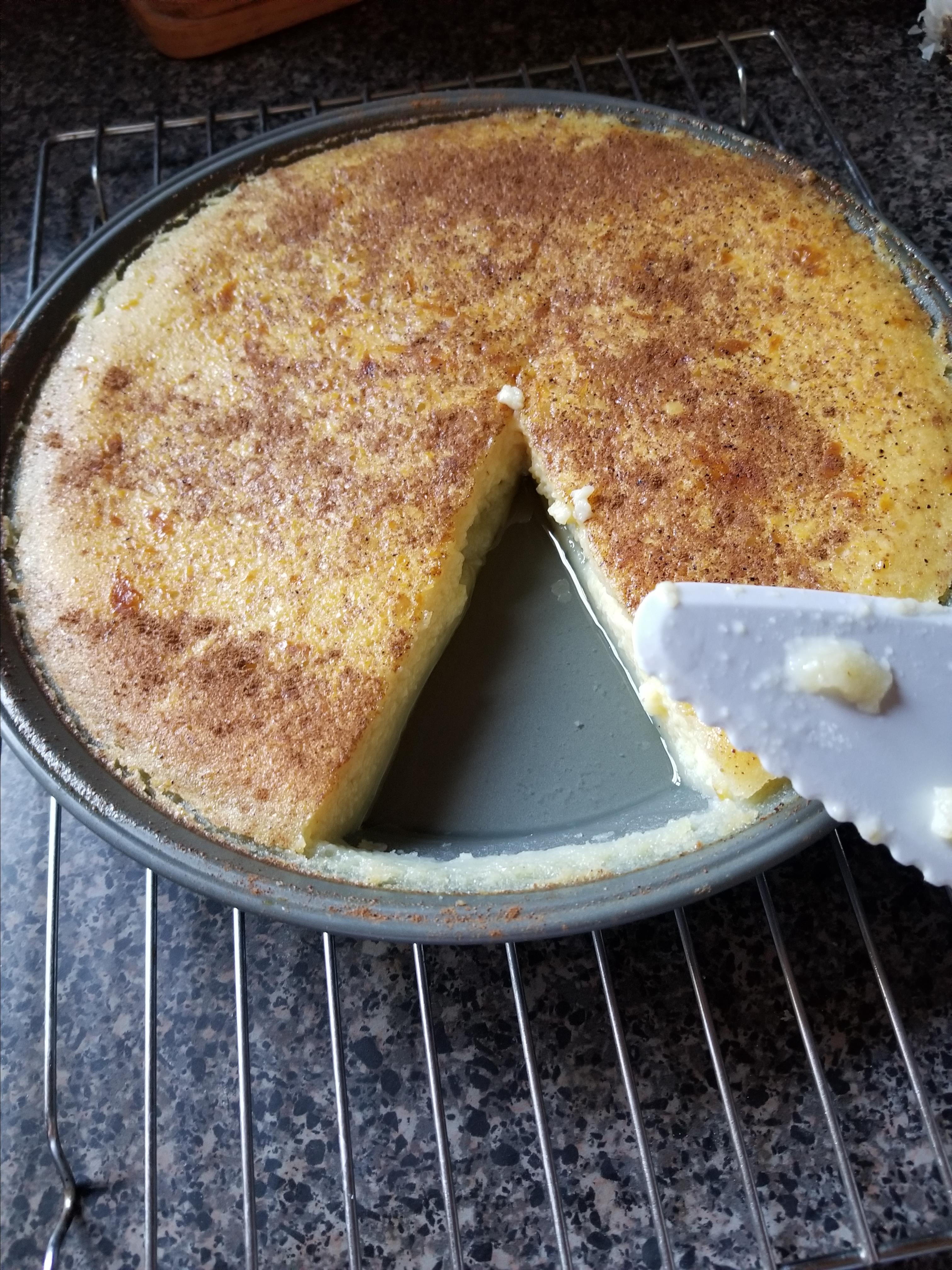 Mississippi Egg Custard Pie