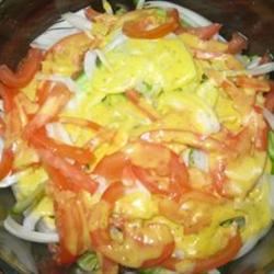 Mixed Salad with Mango Dressing
