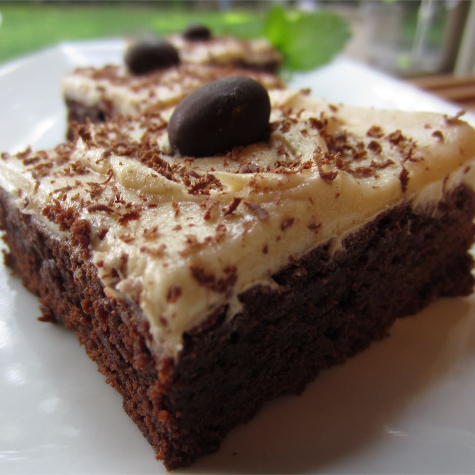 Mocha Brownies with Coffee Frosting