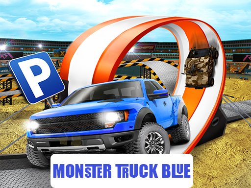 Monster-Truck-Parking Free 3D Blue Online