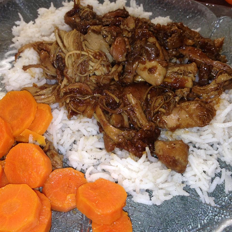 Moroccan Inspired Apricot-Braised Chicken