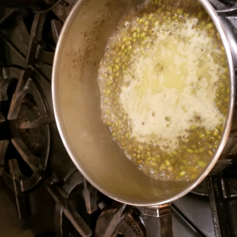Mung Beans Cooked in Sweet Syrup
