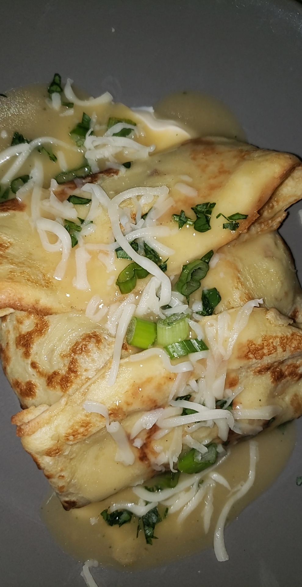Mushroom and Chicken Crepe Packets