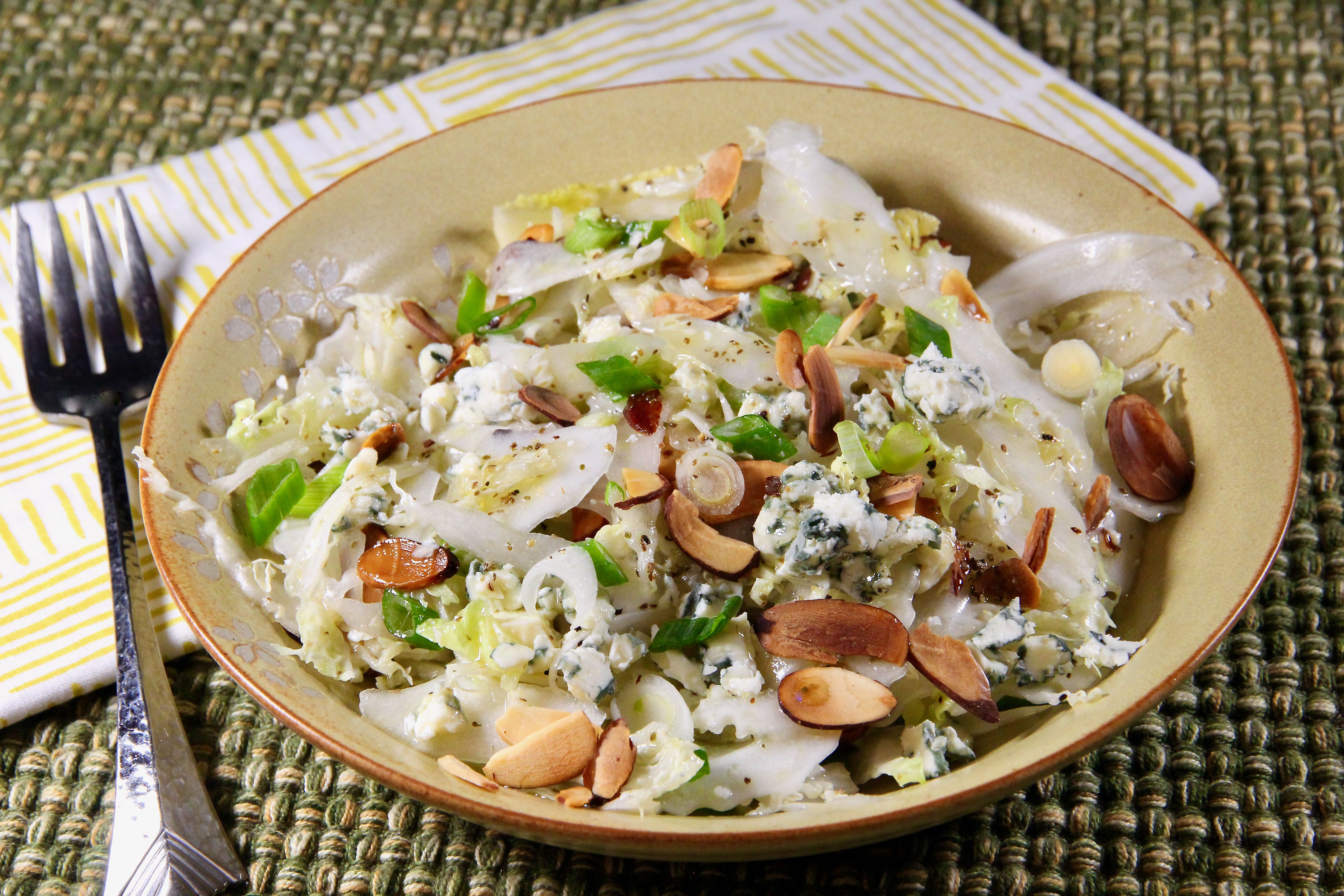 Napa Cabbage Salad with Blue Cheese