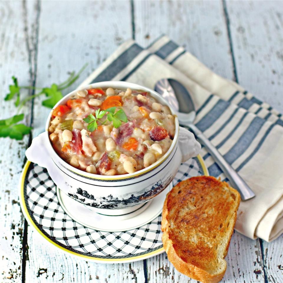 Navy Bean and Ham Hock Soup