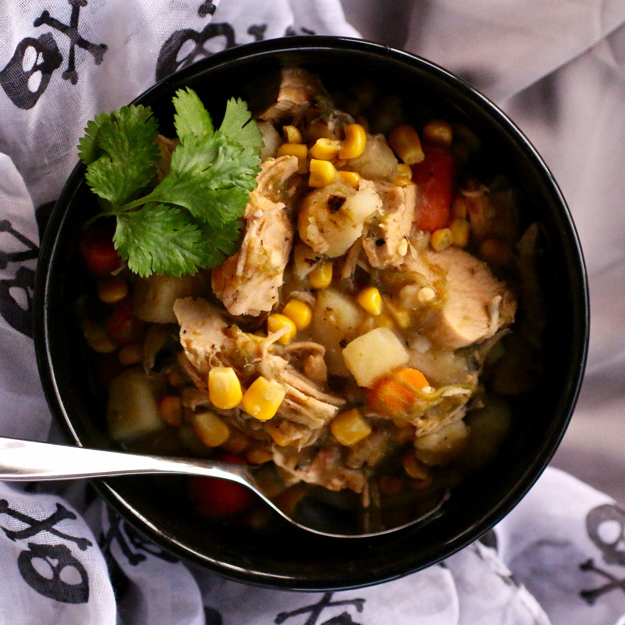 New Mexican Green Chile Chicken Stew