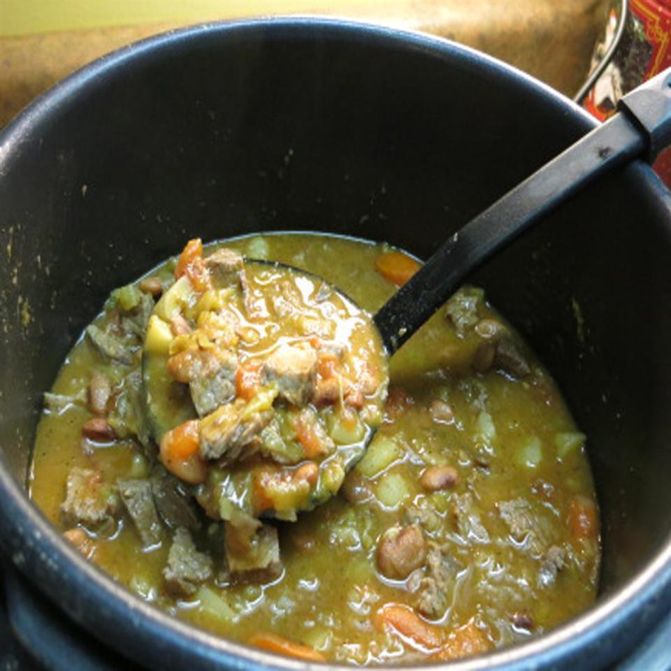New Mexico Green Chile Brisket Stew
