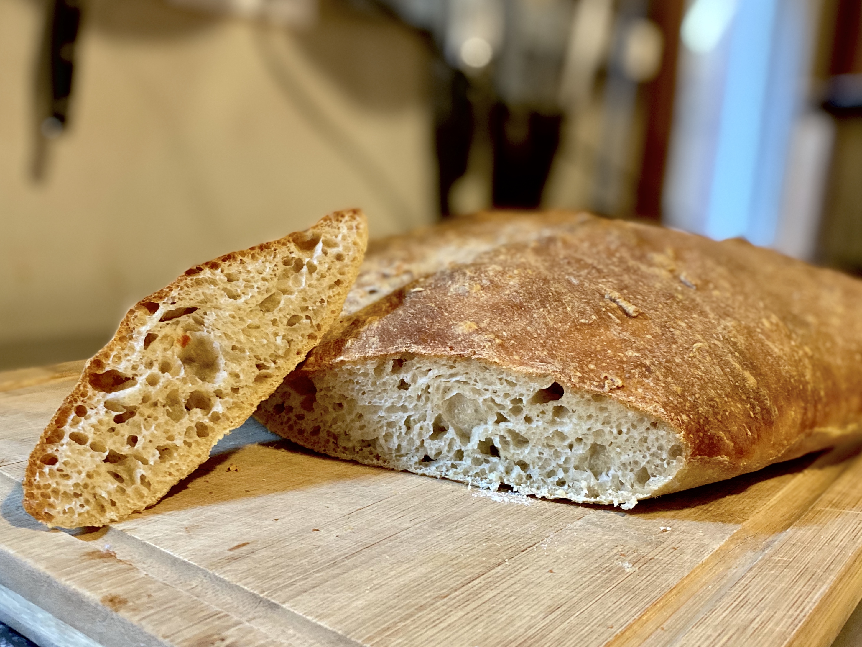 No-Knead Country Bread