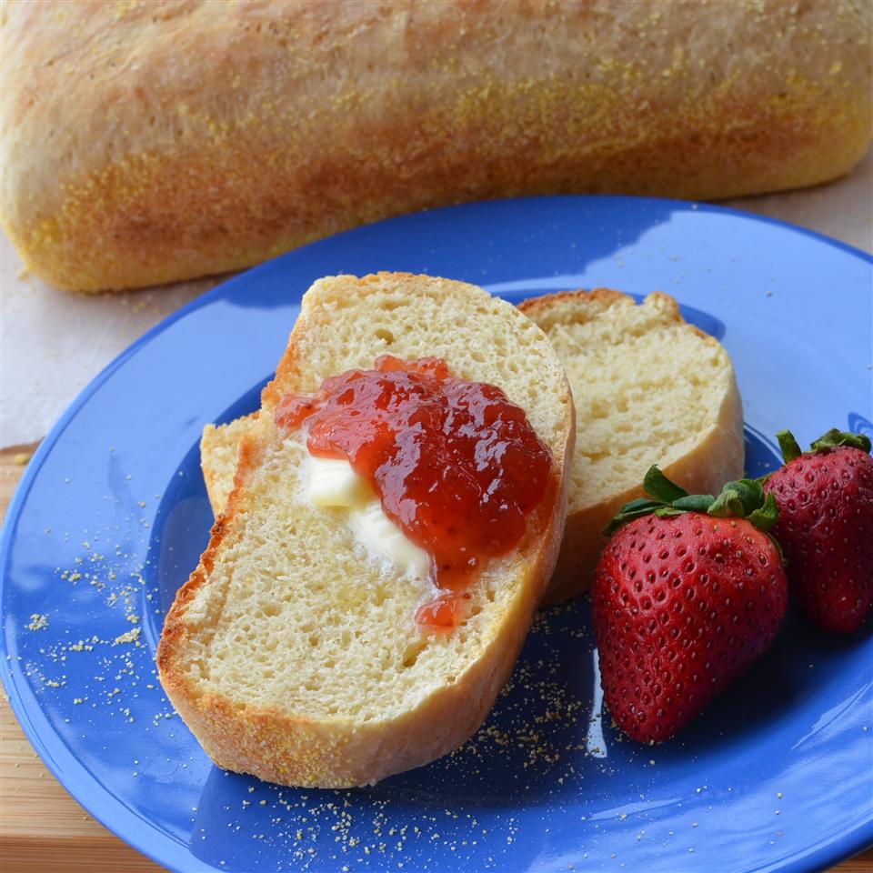 No-Knead English Muffin Bread