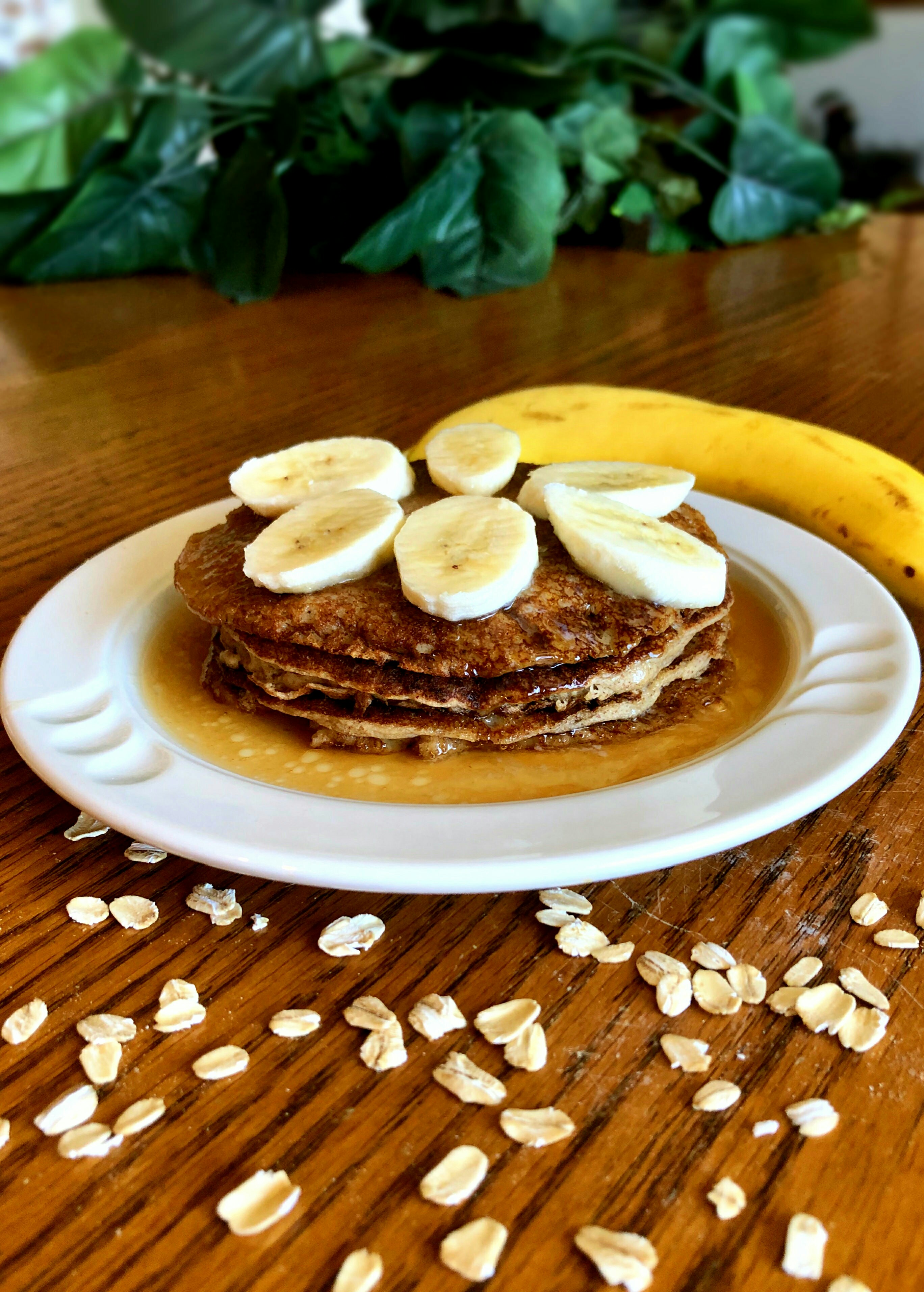 Oatmeal-Banana Pancakes