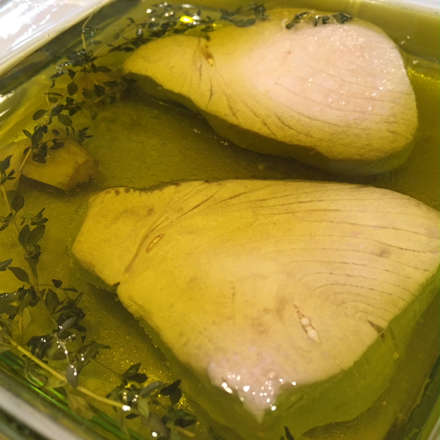 Olive Oil-Poached Tuna